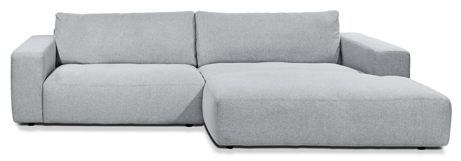 Grijze longchair-set LUCIA van Musterring, vooraanzicht