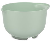 Grüne Rührschüssel mit 1500 ml Fassungsvermögen, seitliche Ansicht