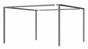 Metallrahmen einer Pergola Basis Libera aus seitlicher Perspektive