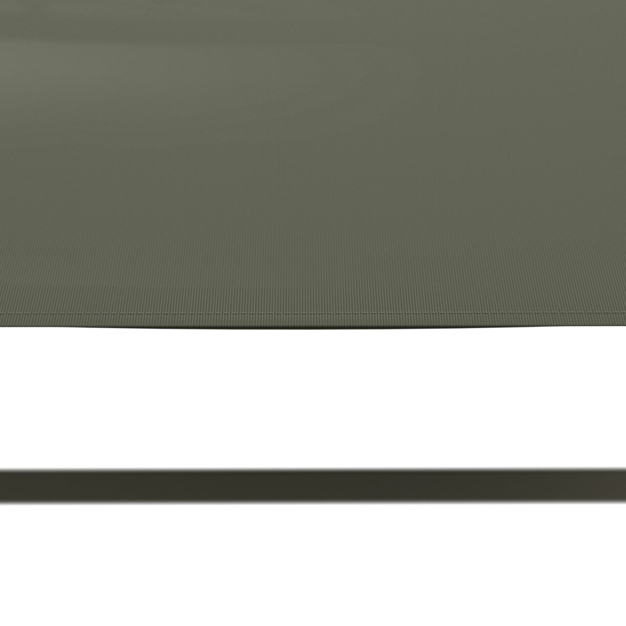 Nahaufnahme einer Sonnenliege von oben, die eine strukturierte Oberfläche zeigt.