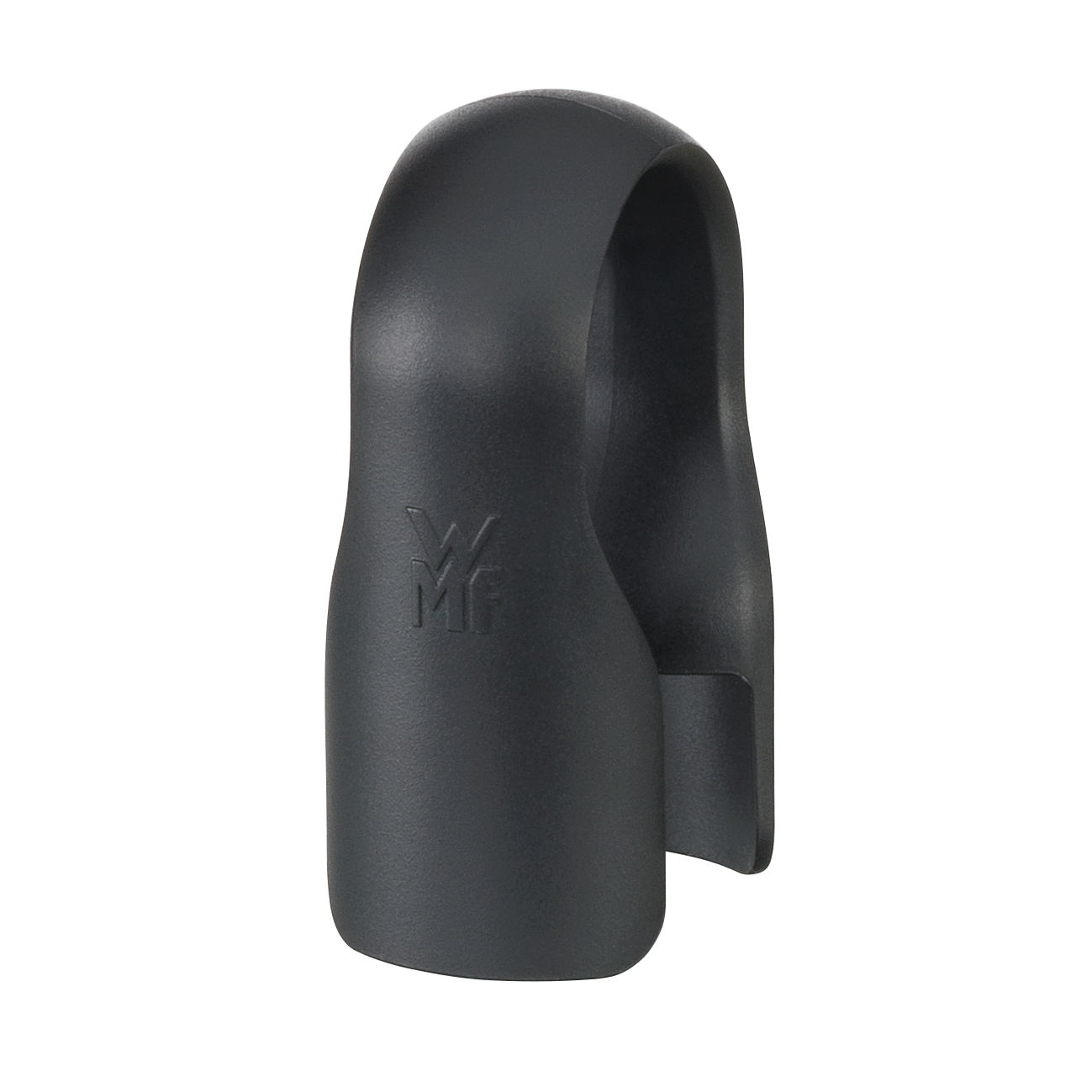 Schwarzer Hebelkorkenzieher von WMF, seitliche Perspektive