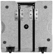 Granit-Trolley-Sockel mit Rollen, Draufsicht