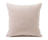 Beige Kissenhülle 40x40cm mit strukturierter Oberfläche, Frontalansicht