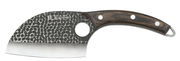 Kochmesser KEEPER 12 cm mit gehämmerter Klinge und Holzgriff, Seitenansicht