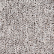 Nahaufnahme eines beigen Stoffmusters mit gewebter Textur, Draufsicht