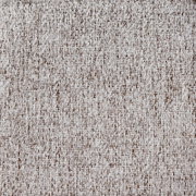 Nahaufnahme eines beigen Stoffmusters mit gewebter Textur, Draufsicht