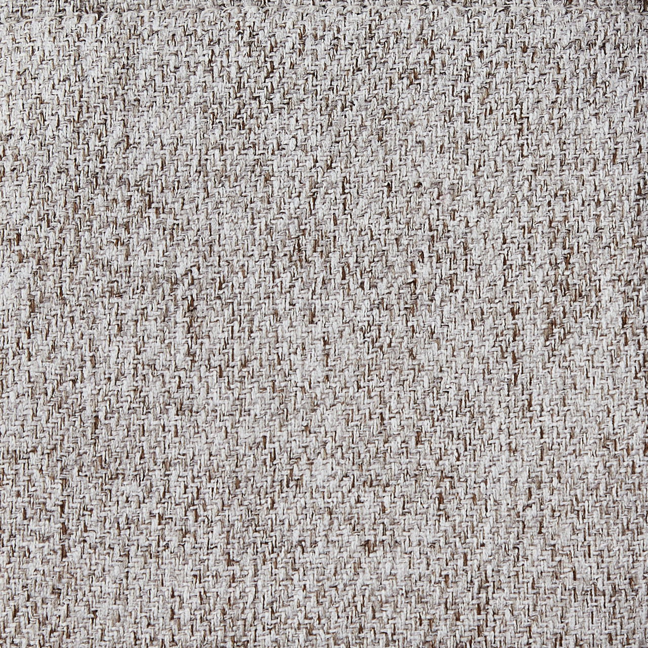 Nahaufnahme eines beigen Stoffmusters mit gewebter Textur, Draufsicht