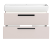 Waschtisch-Set mit zwei Schubladen, Frontansicht