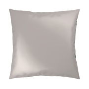 Beige Kissenbezug in Vorderansicht