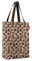 Cityshopper Tasche mit Leopardenmuster, Vorderansicht