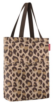 Cityshopper Tasche mit Leopardenmuster, Vorderansicht