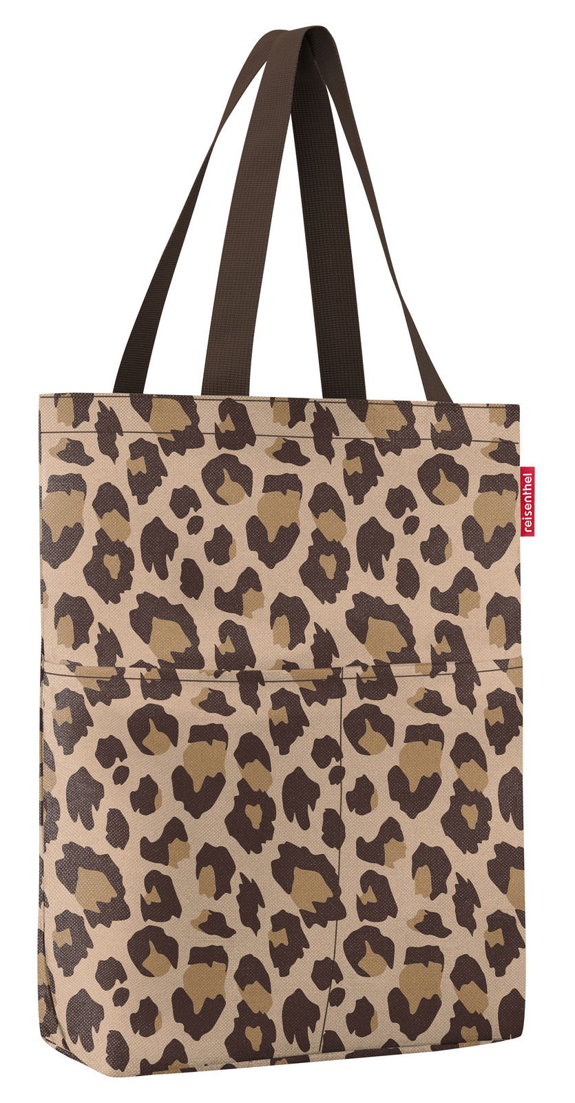 Cityshopper Tasche mit Leopardenmuster, Vorderansicht
