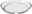 Glasuntersetzer Loop 10,5 cm, seitliche Perspektive