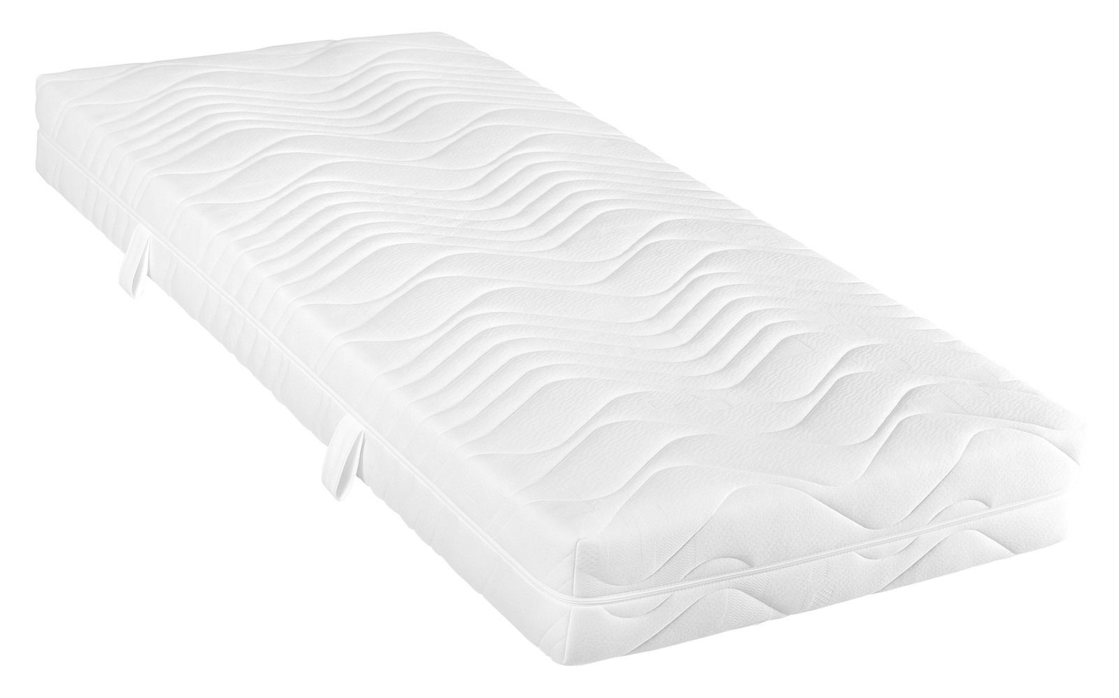 Sleeptex Taschenfederkernmatratze H5 ACTIVE STRONG Taschenfederkernmatratze H5 in schräger Perspektive mit wellenförmigem Muster auf der Oberfläche