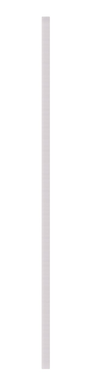 Schmaler, rechteckiger Spiegel in vertikaler Perspektive, 50x150cm groß.