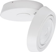 LED Aufbauleuchte in weißer Farbe, seitliche Perspektive