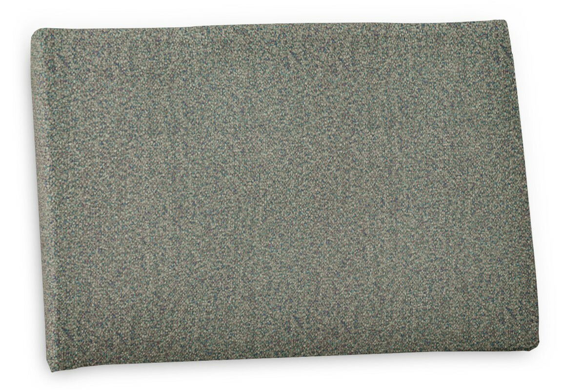 Graues Einhängekissen in rechteckiger Form, Draufsicht