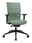 Sitness Bürostuhl AIRWORK Moderner Bürostuhl mit grünem Netzrücken und gepolstertem Sitz, seitliche Ansicht