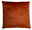 Rotes Kissen 45x45cm aus Samt, Vorderansicht