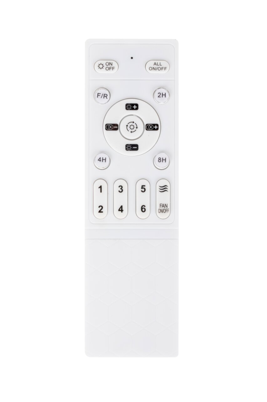 Fernbedienung für Deckenventilator, Vorderansicht