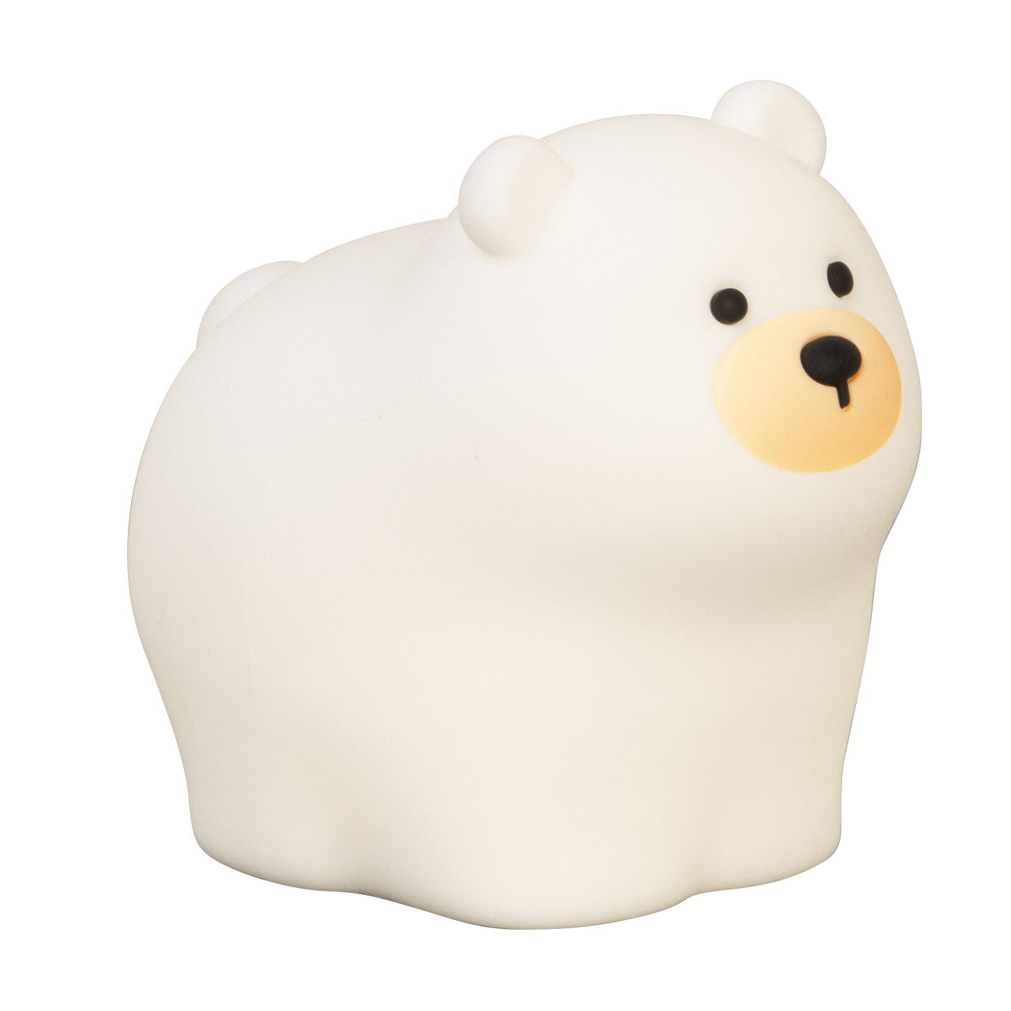 FHL easy Akku-Nachtlicht Polar Bear KNUT Niedliches Akku-Nachtlicht in Form eines weißen Eisbären, seitliche Perspektive