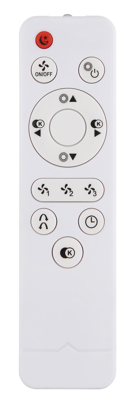 Fernbedienung für Deckenventilator, Vorderansicht