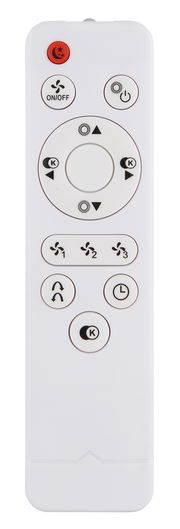 Fernbedienung für Deckenventilator, Vorderansicht