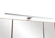 Moderner Spiegelschrank mit LED-Leuchte, Frontansicht