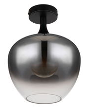 Moderne Deckenleuchte MAXY von Globo Lighting in eleganter, glänzender Optik, von unten betrachtet.