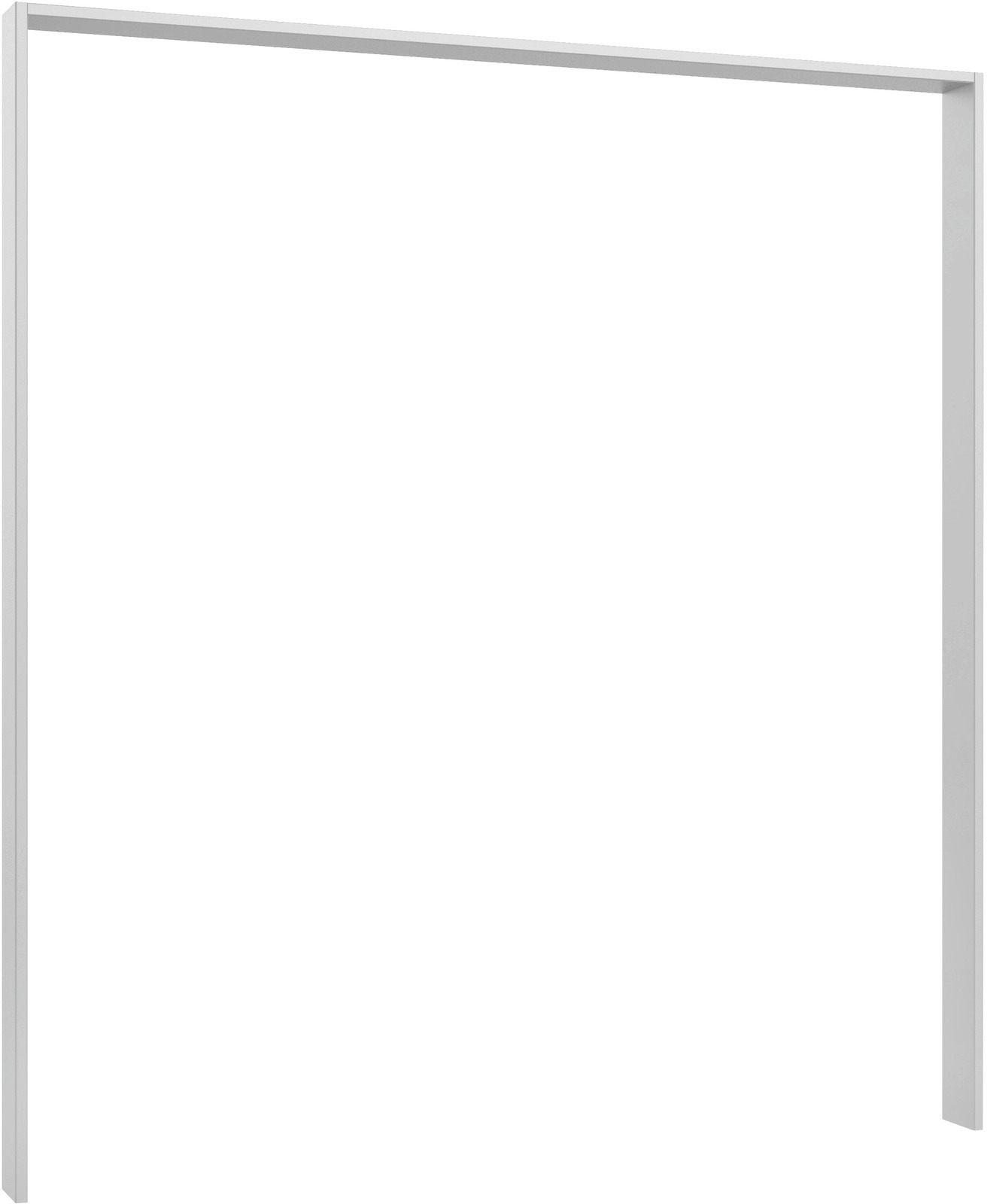 Z2 Passepartoutrahmen BAMBERG Weißer Passepartoutrahmen BAMBERG in schräger Perspektive