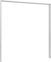 Weißer Passepartoutrahmen BAMBERG in schräger Perspektive