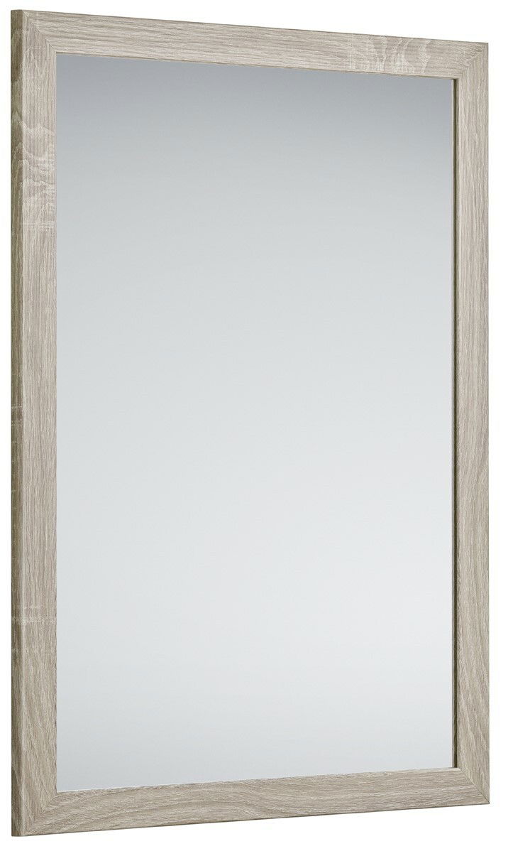 XORA Spiegel THEA Rechteckiger Spiegel mit Holzrahmen, seitliche Perspektive