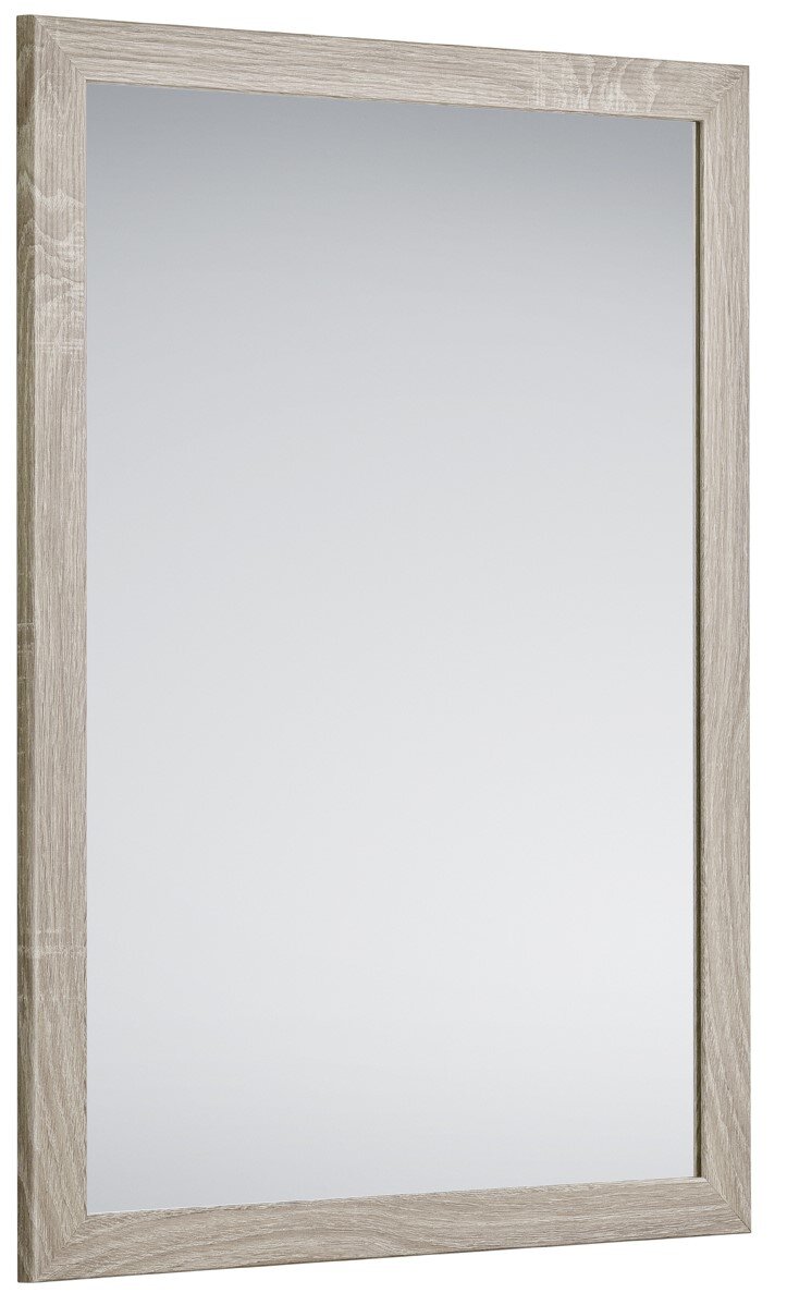 XORA Spiegel THEA Rechteckiger Spiegel mit Holzrahmen, seitliche Perspektive