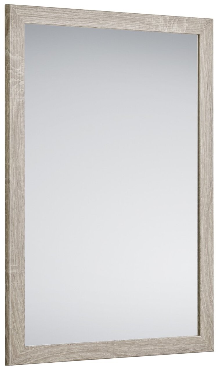 XORA Spiegel THEA Rechteckiger Spiegel mit Holzrahmen, seitliche Perspektive