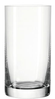 Klares Trinkglas Easy+ 260ml, zylindrische Form, Frontalansicht