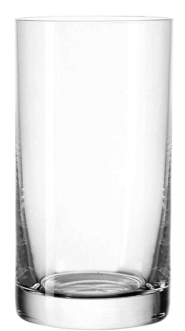 Klares Trinkglas Easy+ 260ml, zylindrische Form, Frontalansicht