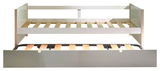 Jugendbett mit ausziehbarem Unterbett, Frontansicht