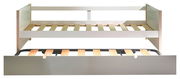 Jugendbett mit ausziehbarem Unterbett, Frontansicht