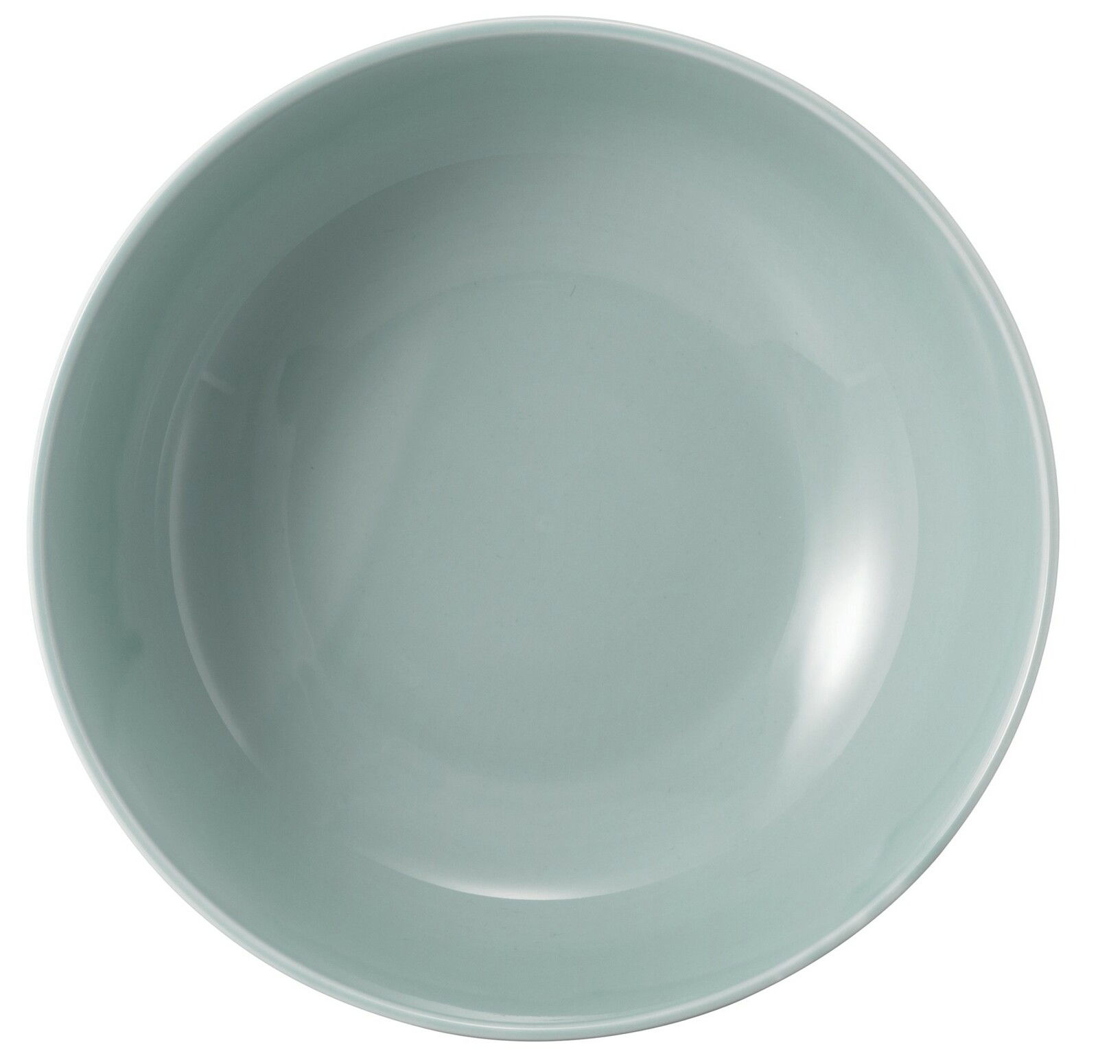 Ansicht von oben auf eine Arktisblau farbene Schüssel mit einem Durchmesser von 20 cm, Seltmann Weiden Bowl BEAT.