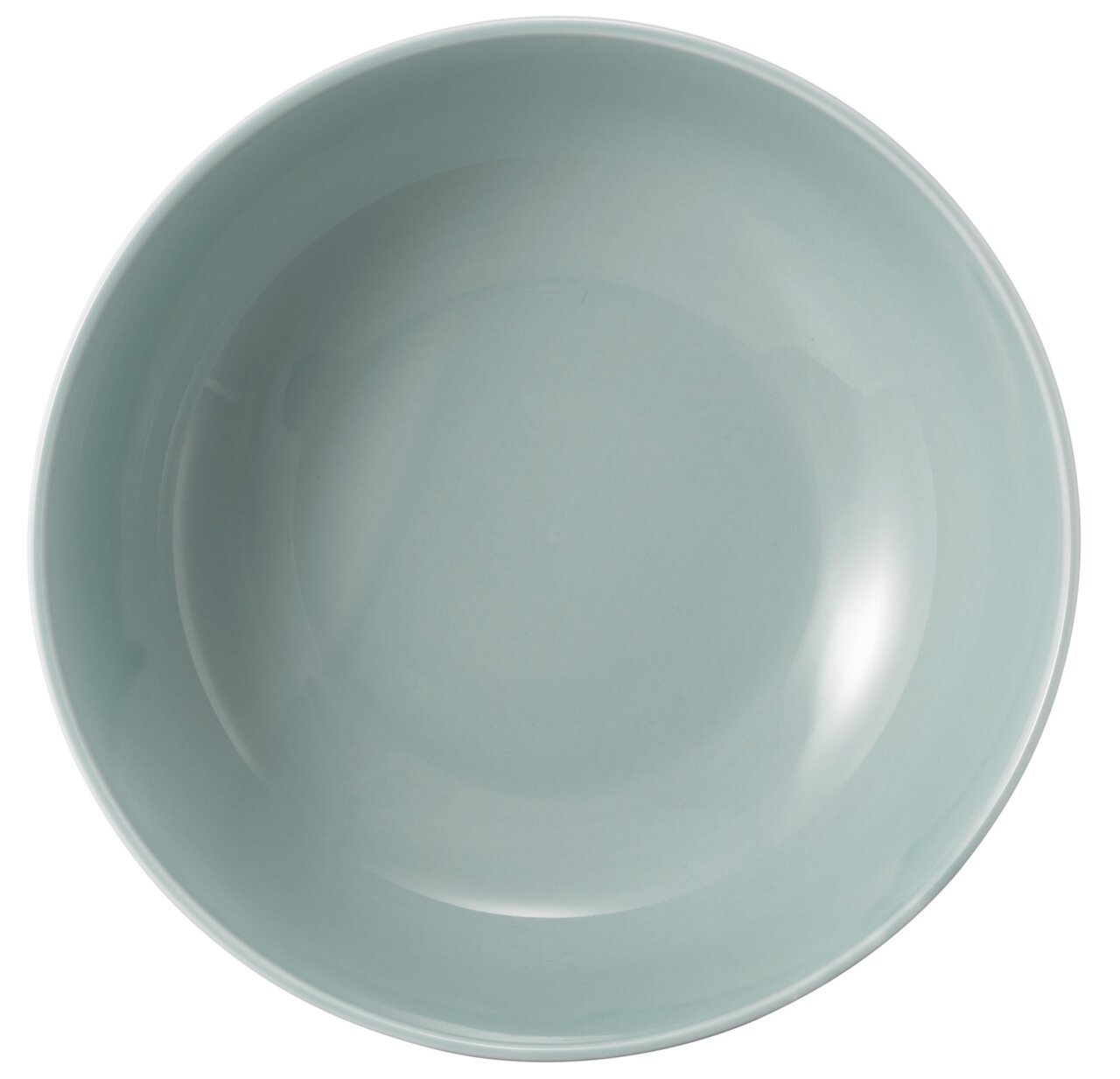 Ansicht von oben auf eine Arktisblau farbene Schüssel mit einem Durchmesser von 20 cm, Seltmann Weiden Bowl BEAT.