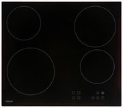 Glaskeramikkochfeld mit vier Kochzonen und Touch-Bedienfeld, Draufsicht