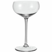 Elegante Sektschale Cheers aus klarem Glas, seitliche Ansicht