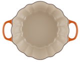 Kürbis-Bräter 24cm in Ofenrot, Draufsicht