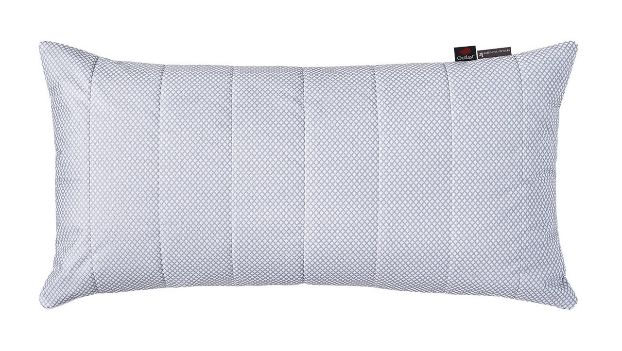 Gestepptes Kissen 40x80cm mit feinem Muster, Ansicht von vorne