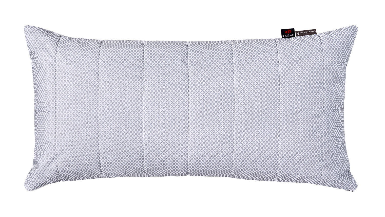 Gestepptes Kissen 40x80cm mit feinem Muster, Ansicht von vorne