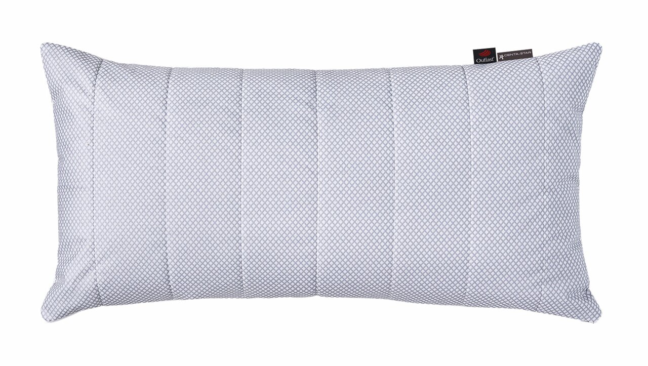 Gestepptes Kissen 40x80cm mit feinem Muster, Ansicht von vorne