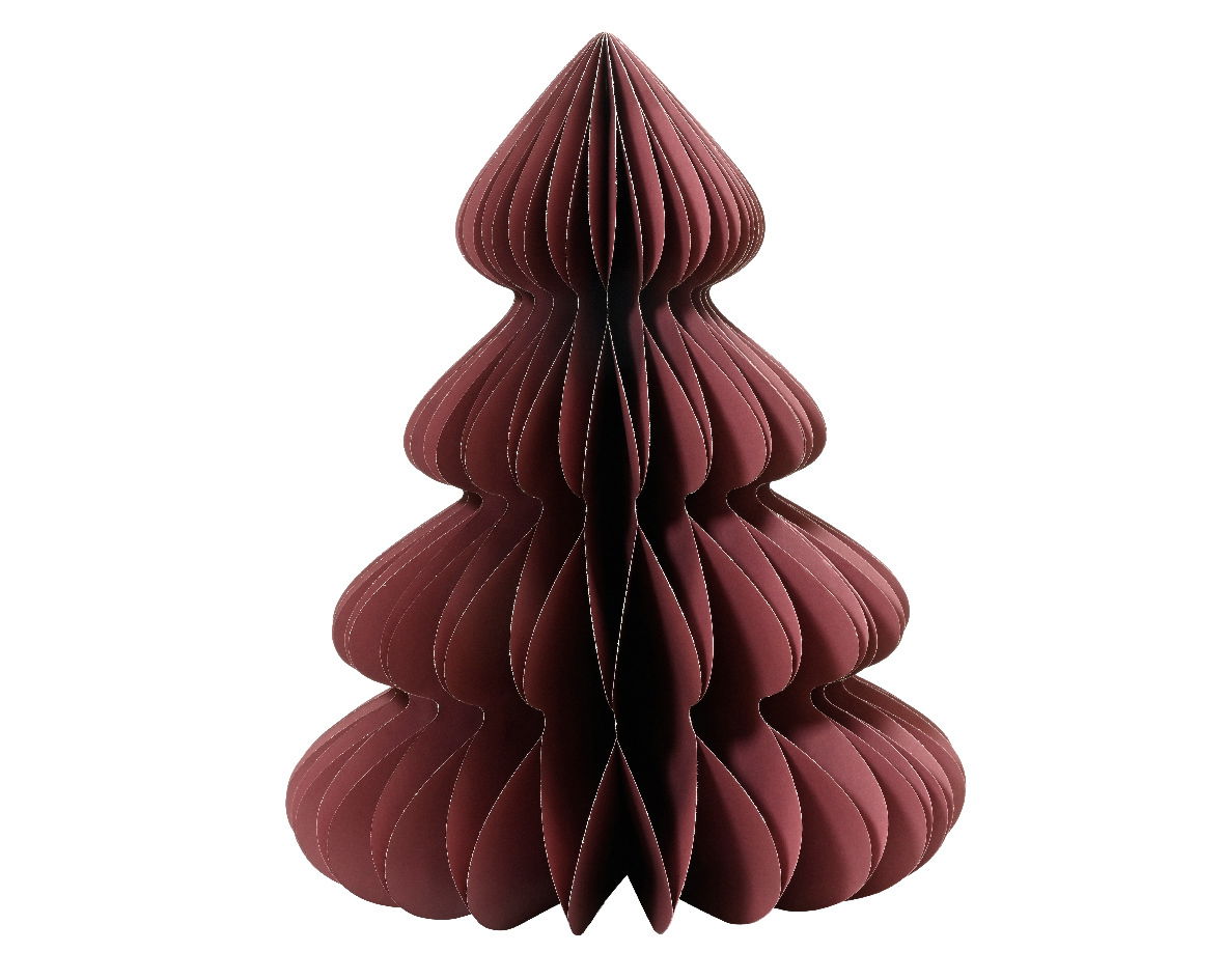 Decoris Papierbaum 60cm Papierbaum aus FSC 100% Papier, seitliche Perspektive