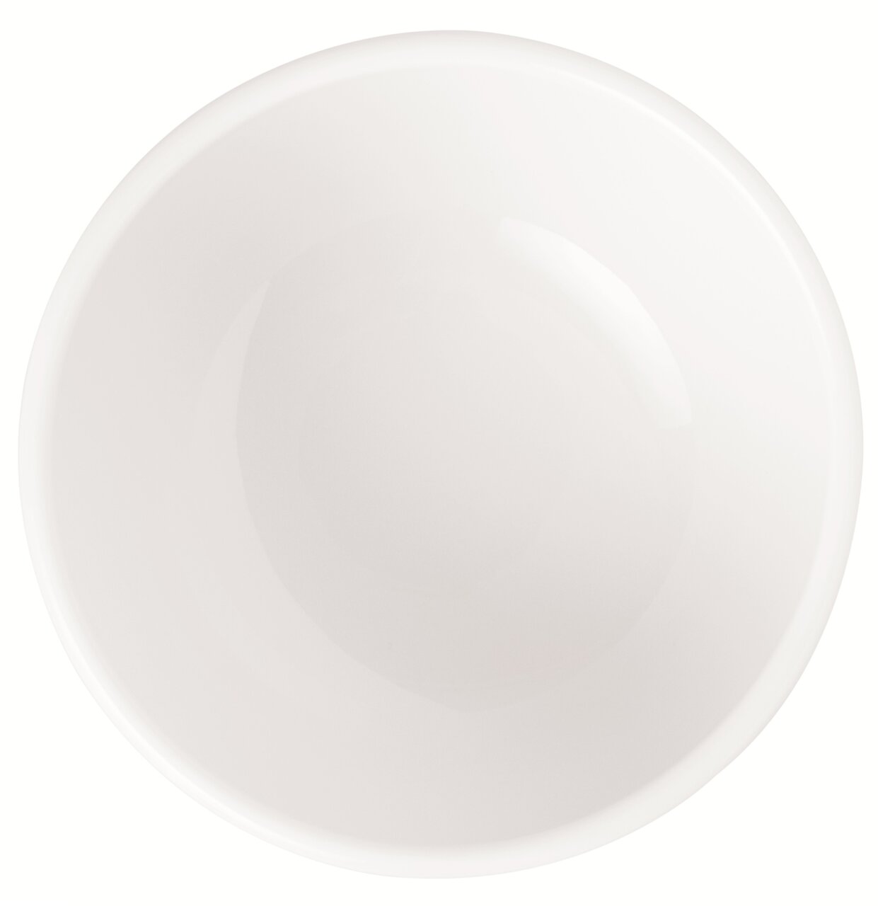 Weiße Dipschale Afina 90ml, Ansicht von oben