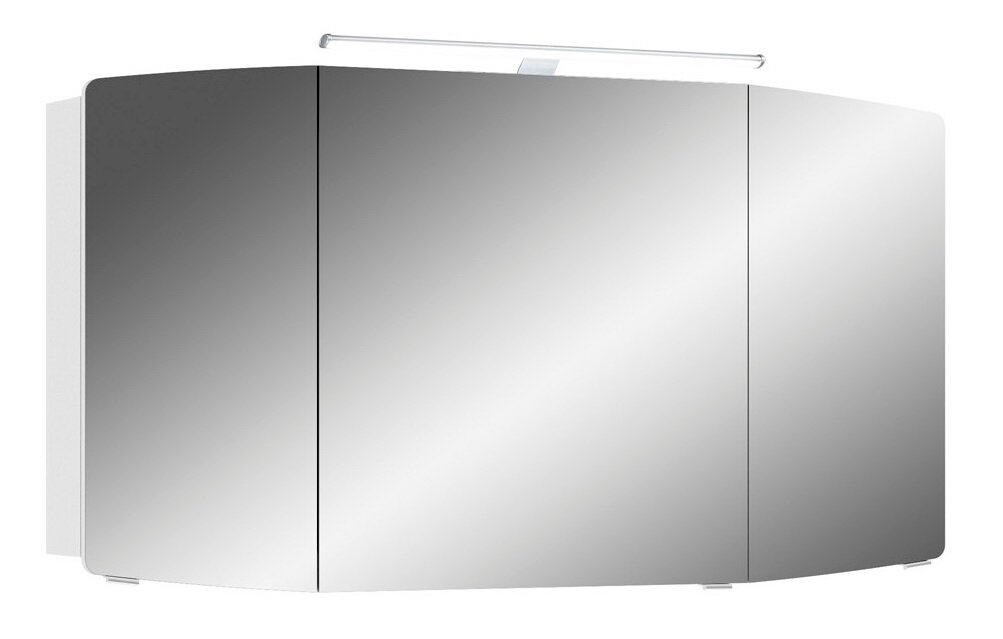 Pelipal Spiegelschrank CASSCA SPRINT Moderner Spiegelschrank mit drei Türen und integrierter Beleuchtung, Frontalansicht