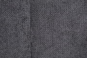 Nahaufnahme des grauen Stoffbezugs der Hockerbank FELLINI II.